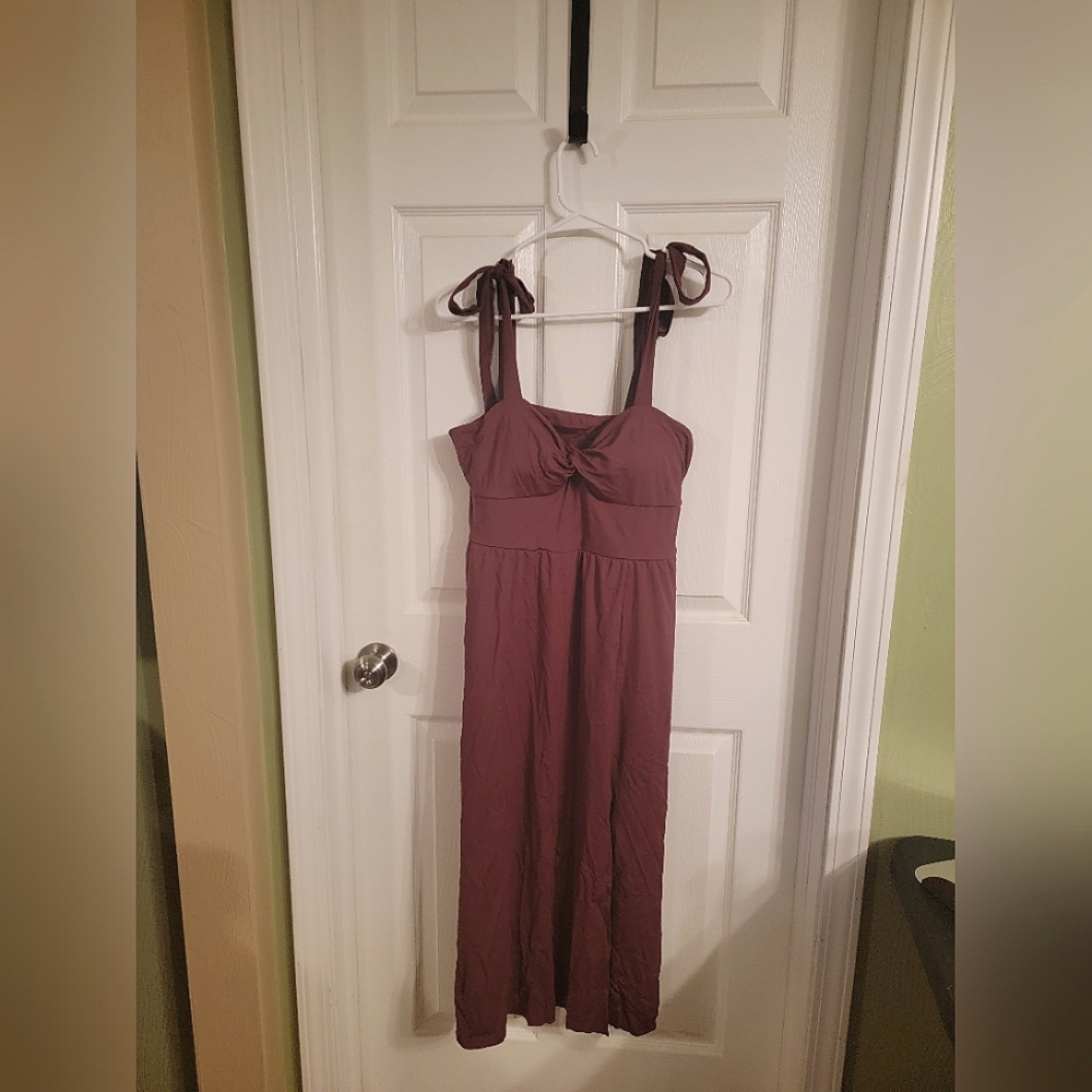 Halara Lace up BacklessDress